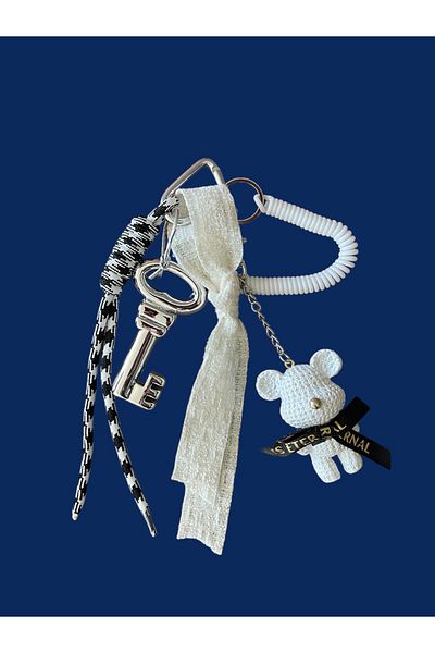 Charming Teddy Lock Bag Charm Bag Accessory