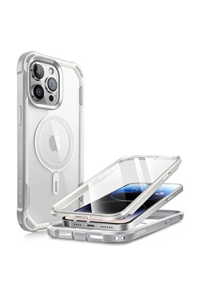 OEM Husă de protecție pentru iPhone 15 Pro Max, rezistentă la impact, G268, Lexgard, albă