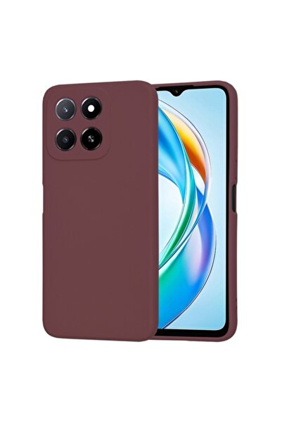 Danex Husă de protecție pentru Honor X5b, Y14, material textil, roșu prună nobil