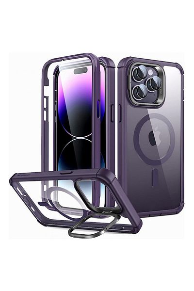 OEM High Protection Case for iPhone 14 Pro Max + Screen Protector, Slim Protector, Hard Plastic, Crystal