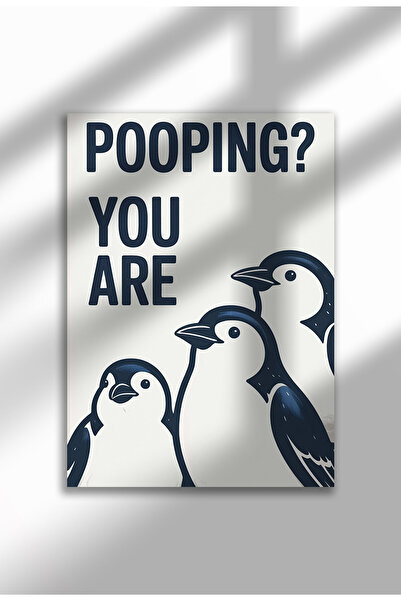 21mxm Αστεία εκτύπωση σε ύφασμα μπάνιου – ιδιόρρυθμη αφίσα με χιούμορ ζώων, τ...