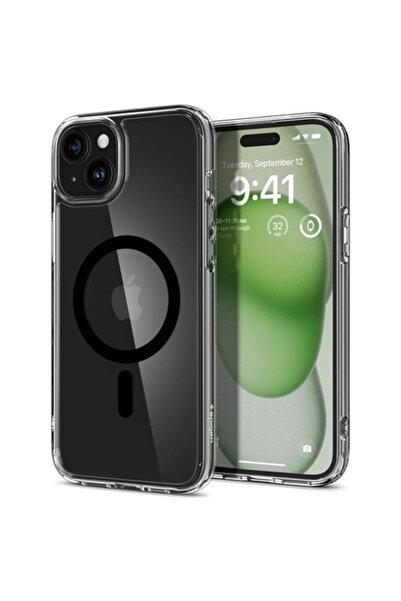 Glovi Carcasă compatibilă pentru iPhone 15 Plus, rezistentă la șocuri, U1196, plastic, negru intens