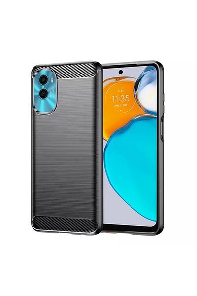 Axios High-Grade Protective Case for Motorola Moto E22s, Ergonomic, B2298, Thermoresistant Plastic, Black