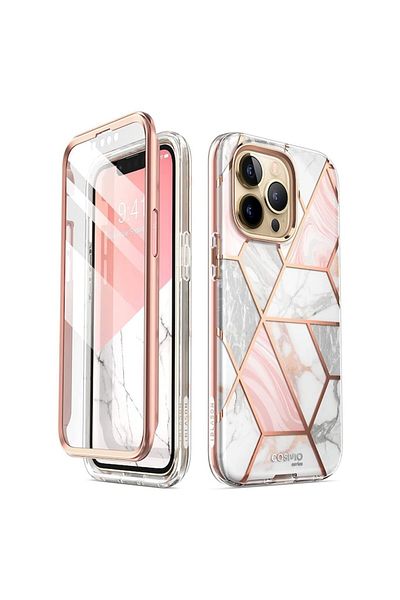 OEM Case with High Protection Grade for iPhone 13 Pro, Sleek Defense, Marble
