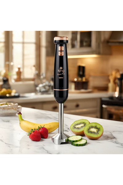 King Boden Plus Premium Blender – 1800W Sessiz Güç, Akım ve Isı Koruma Teknolojisi