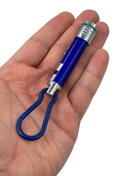 Buffer ® 3 Function Red White Illuminated Led Laser Cat Dog Toy Keychain