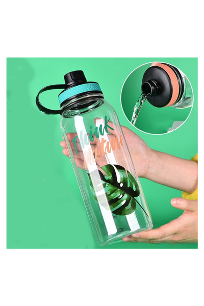 Bisbell Plastic Water Bottle(1200Ml), Non-Toxic BPA Free, Fast Flow ,For Sports and School,BB1162