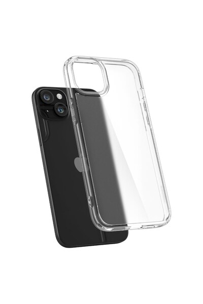 OEM Protective Case Compatible with iPhone 15, Ultra Hybrid, H11, Soft Silicon, Frost Clear