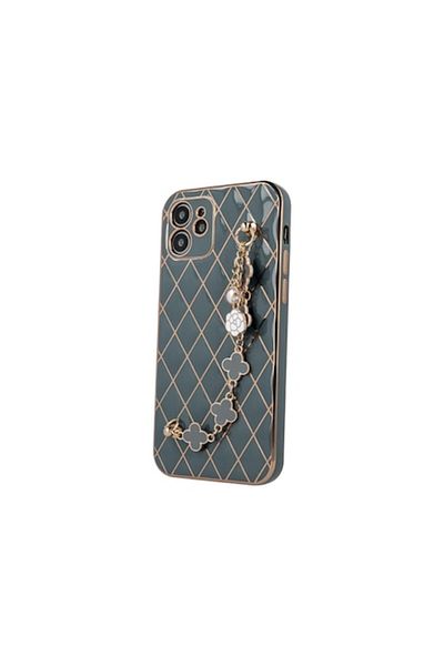 OEM Husa pentru iPhone 11, Glamour Bling Hand Grip, Verde