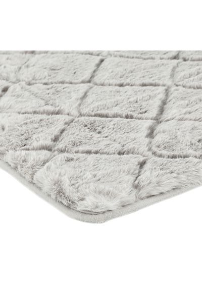 Cottage grey polyester bathmat 50*80 cm