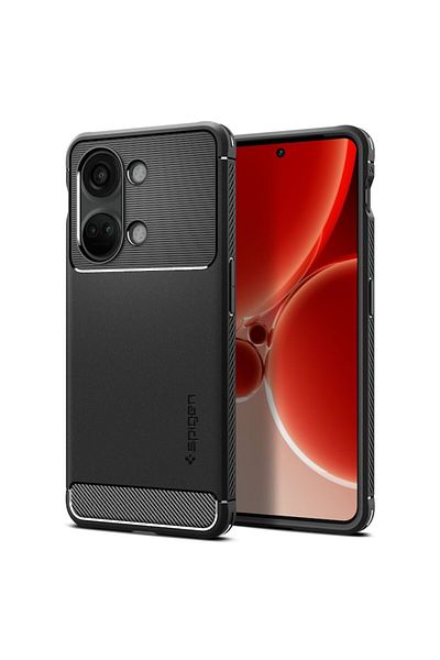 OEM High-Protection Case for OnePlus Nord 3, Grip Pro, B805, Thermoresistant Plastic, Intense Darkness