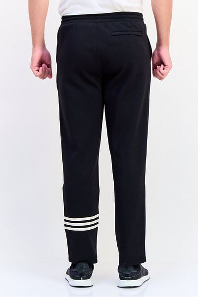 adidas Men Sportswear Fit Embroidered Logo Outdoor Sweatpants, Black