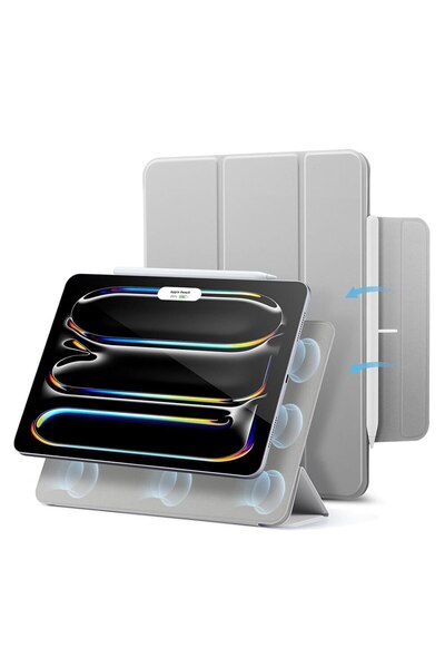 AXIO Protective Case for iPad Pro 13 2024, Safe, L61, TPU, Metal Gray