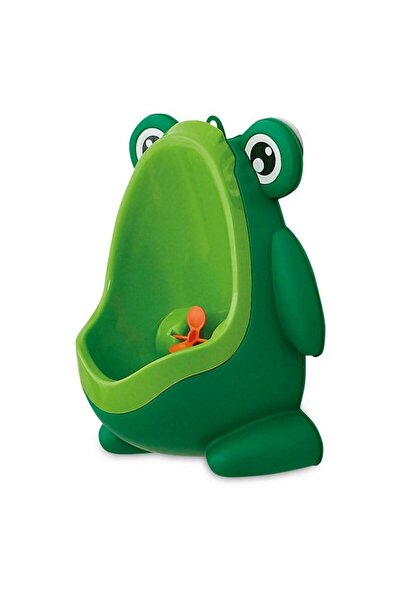 FreeON Pisoar baieti, FreeON, Frog, Cu ventuze, Cu tinta rotativa, Green