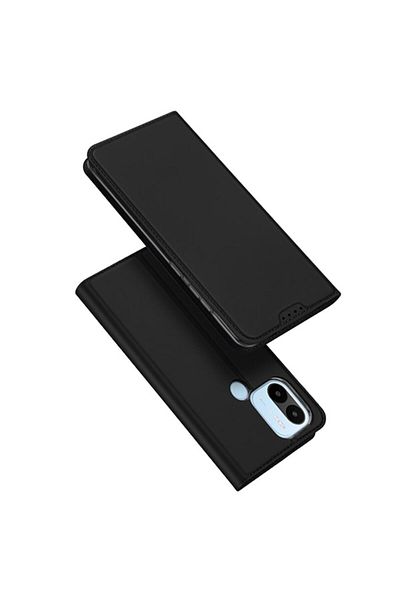 OEM Husa pentru Xiaomi Redmi A1+, Piele ecologica, Black