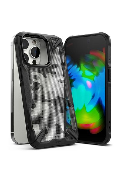 OEM High-Protection Case for iPhone 14 Pro, Premium, B2416, Thermoresistant plastic, Camo Intense Darkne
