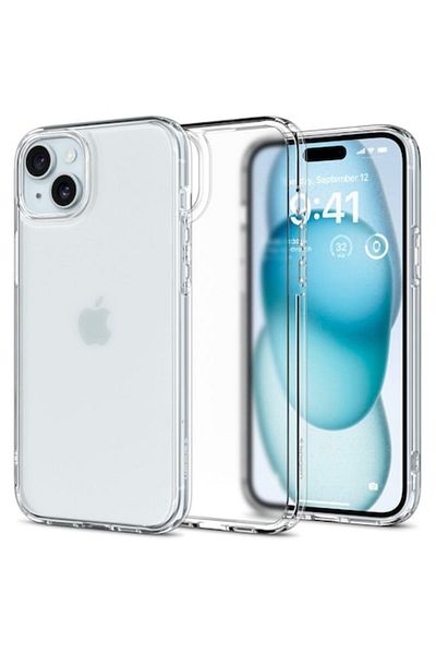 OEM Carcasă de protecție compatibilă cu iPhone 15, Ultra Hybrid, H11, silicon moale, transparentă înghețată