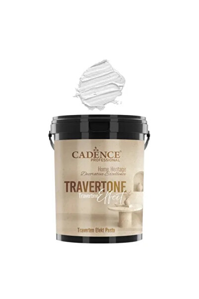 Cadence Traverten Efekt Pasta TRV-01 Beyaz 3KG