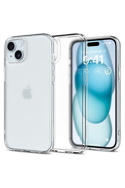 OEM Carcasă de protecție compatibilă cu iPhone 15, Ultra Hybrid, H11, silicon moale, transparentă înghețată