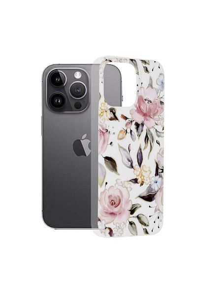 OEM Carcasă de înaltă protecție pentru iPhone 14 Pro Max, Slim Protector, B2240, plastic termorezistent, albă