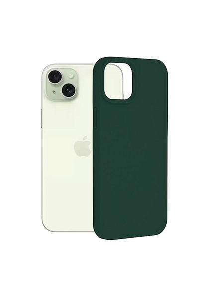 OEM Carcasă de înaltă protecție pentru iPhone 15 Plus, ergonomică, B1174, silicon, verde închis