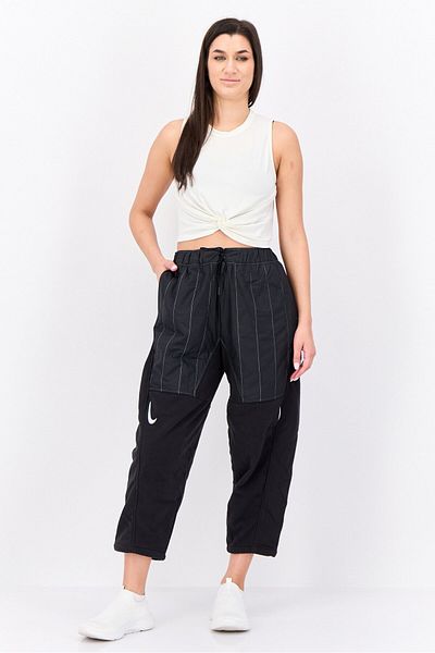 Nike Women Loose Fit Outdoor Crop Track Pants, Black
