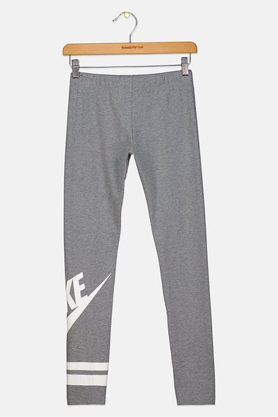 Nike Kids Girl Pull On Training Leggings, Grey