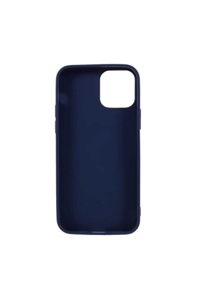 Bibilel Soft silicone protective case for iPhone 12 Mini, back cover bumper, Blue, BBL1972