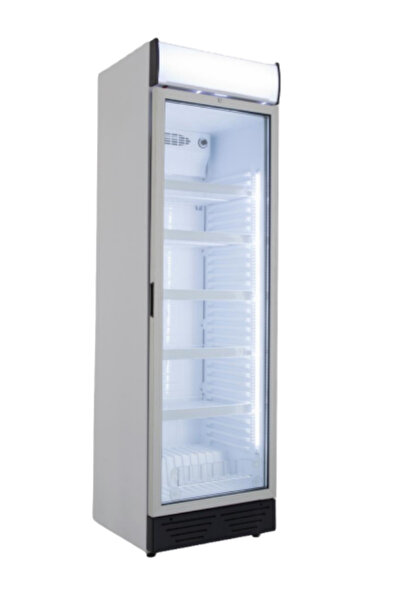 Galleyz Dikey Şişe Soğutucu Meşrubat Dolabı Vitrin 390 Lt BEYAZ