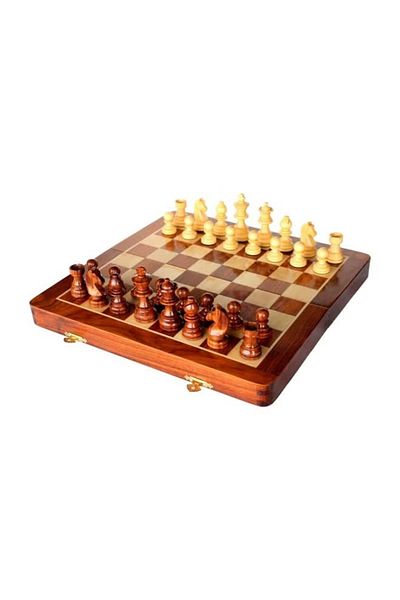 rexa ClassicWood Magnetic Chess Set