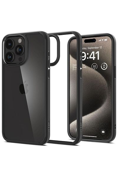 Axios Carcasă de înaltă protecție pentru iPhone 15 Pro, Sleek Defense, B892, plastic termorezistent, finisaj mat intens