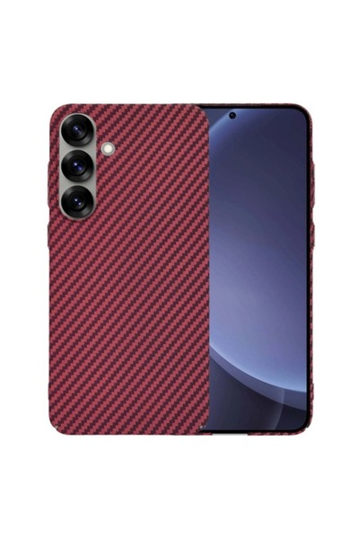 AXIO Husa pentru Samsung Galaxy S25 Plus, Q42, Policarbonat, Red