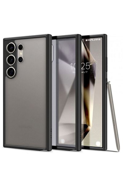 AXIO Husa Pentru Samsung Galaxy S24 Ultra S928 Spigen Ultra Hybrid Frost Neagra