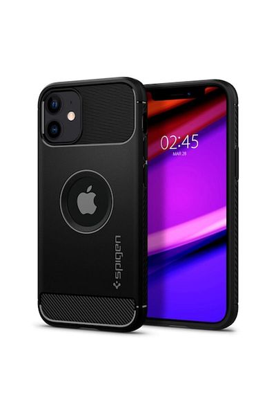 OEM High Protection Case for iPhone 12/12 Pro, Ergonomic, Thermoresistant plastic, Intense Darkness