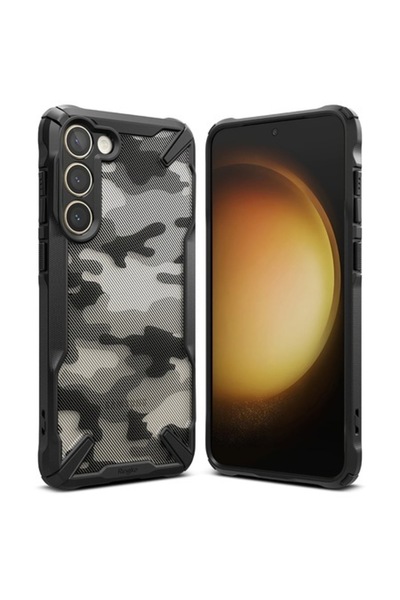 OEM High Protection Case for Samsung Galaxy S23 Plus, Elite Content Z53, Hard Plastic, Camo Intense Dark