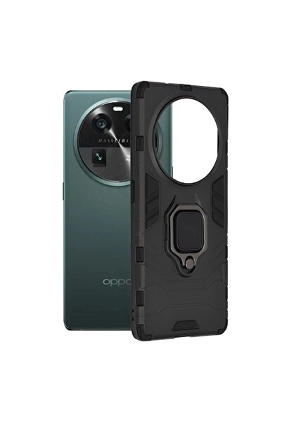 Bizzare Carcasă compatibilă cu Oppo Find X6, protecție sigură, negru intens