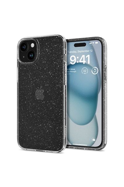 Axios Huse pentru iPhone 15, Ergonomic, Thermoresistant plastic, Crystal Quartz