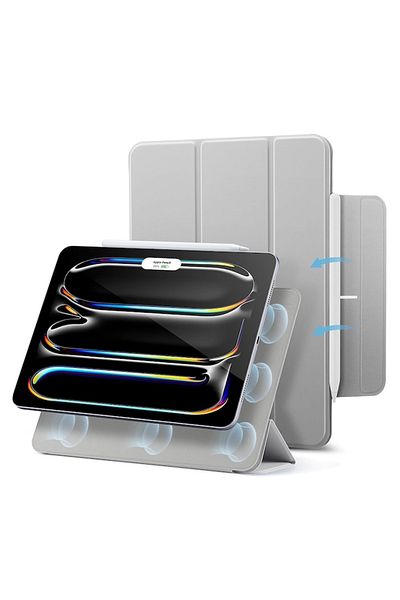 AXIO Protective Case for iPad Pro 13 2024, Safe, L61, TPU, Metal Gray
