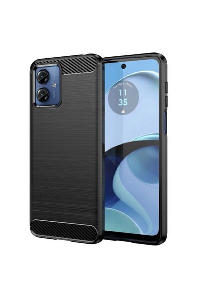 OEM Protective Case for Motorola Moto G14, Xtreme Armor, Thermoresistant Plastic, Intense Darkness