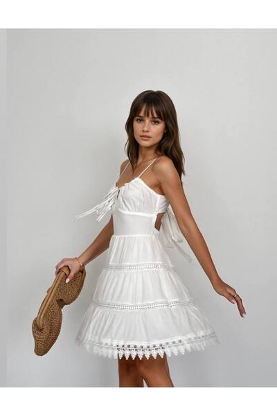 Miss Beyoğlu rochie mini scurtă cu zece bretele