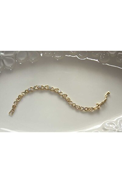 Durak Home سوار من الصلب مرصع بأحجار الزركون إنفينيتي 4