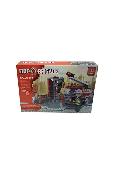 OEM Construction Set for Kids with 133 Pieces - Fire Truck