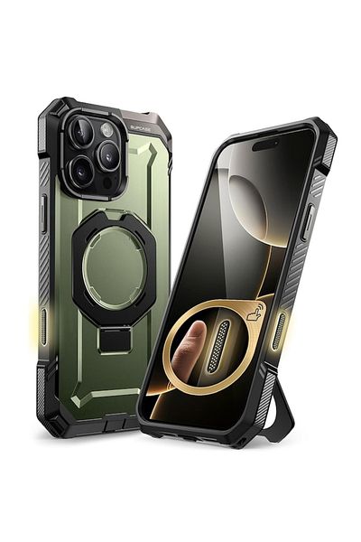 AXIO Case for iPhone 16 Pro, P13, Polycarbonate, Green (Guldan)