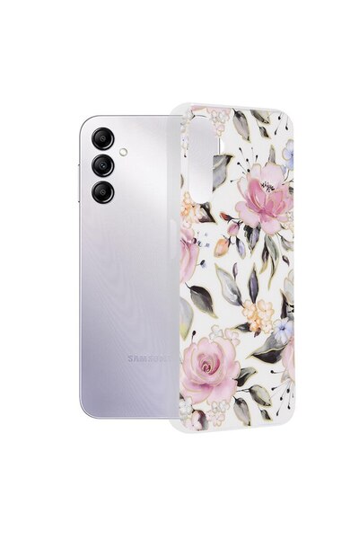 OEM Husa Protectie pentru Samsung Galaxy A14 4G/A14 5G, Impact Safe, Marble Series, G1718, Termoplastic,