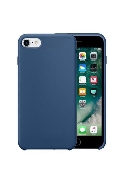 OEM Carcasă ultrasubțire din silicon pentru iPhone X, culoare albastru marin