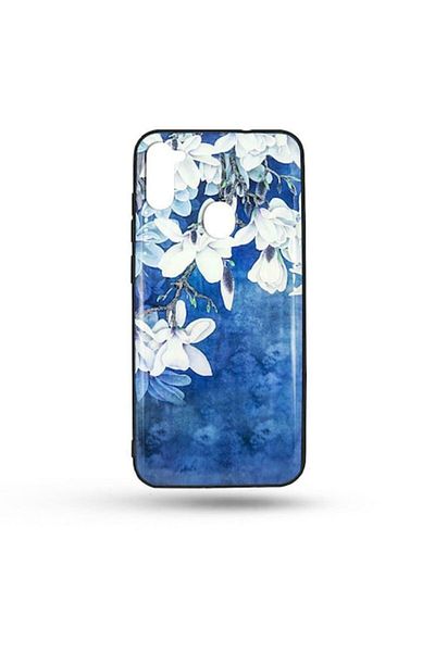 OEM Blue Floral Design Case for Samsung Galaxy A13 5G
