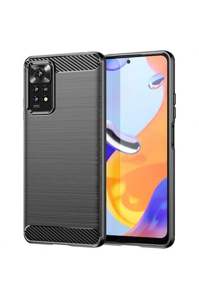 AXIO Husa Pentru Xiaomi Redmi Note 11 Pro 5G / Note 11 Pro, OEM, Carbon, Neagra