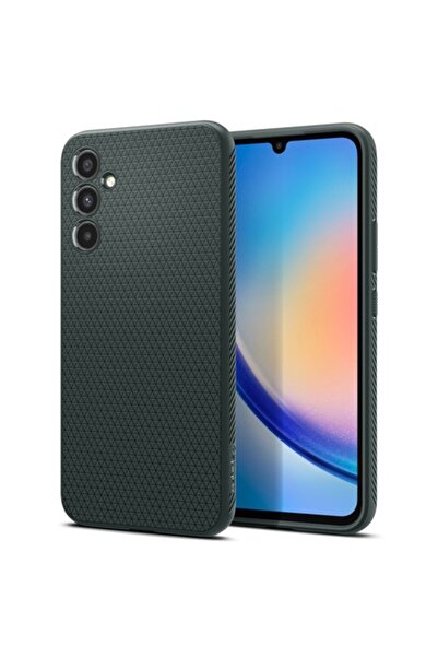 OEM Husa pentru Samsung Galaxy A34 5G, Poliuretan, Abyss Green