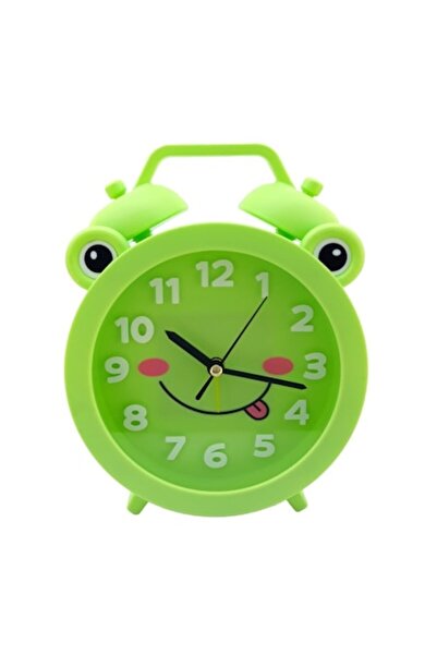 OEM Plastic Table Clock in Frog Shape, 17 x 17 cm