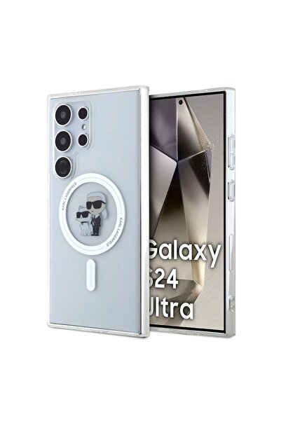 Karl Lagerfeld Case for Samsung Galaxy S24 Ultra, B22, Polycarbonate, Transparent Karl&Choupette